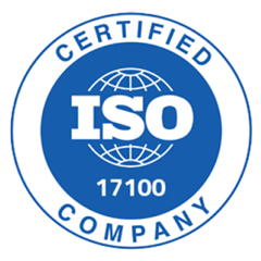 ISO 17100 certified company